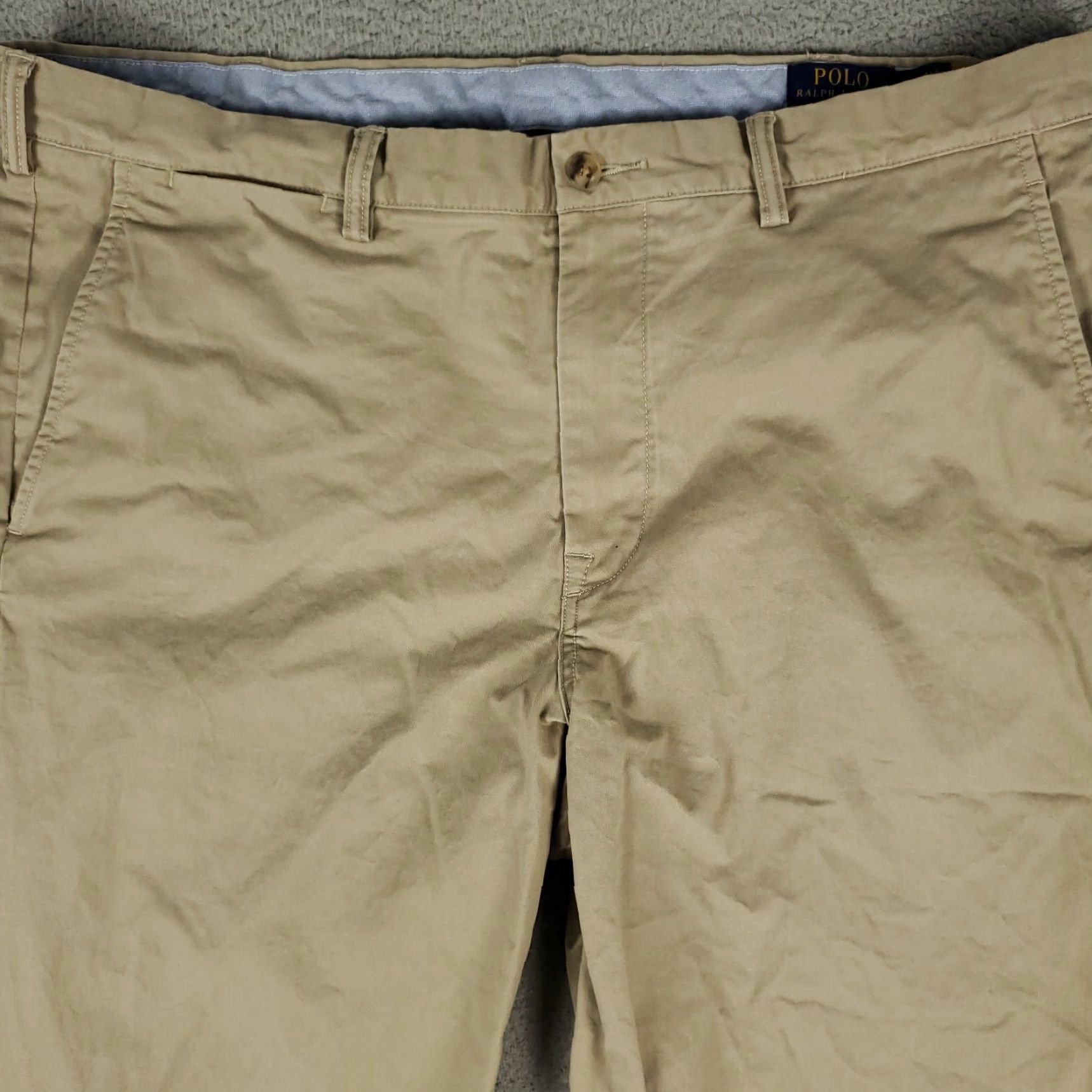 Ralph Lauren Ralph Lauren Chino Pants Mens 40x32 Beige Flat Front Casual Trousers Size US 40 / EU 56 - 2 Thumbnail