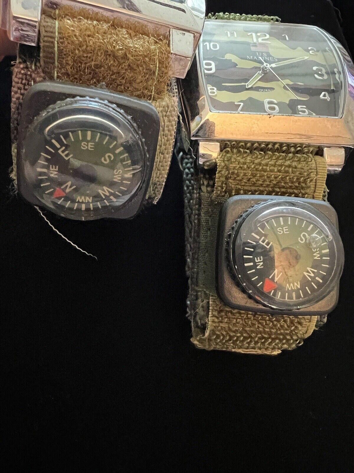 Designer 2 US Marine Watches New Batteries Working Size ONE SIZE - 4 Thumbnail