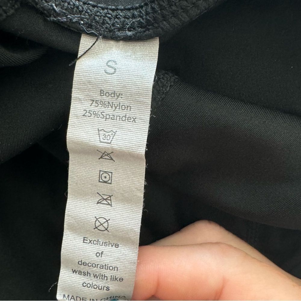 Other Black high-waisted pocket leggings Size 27" / US 4 / IT 40 - 3 Thumbnail
