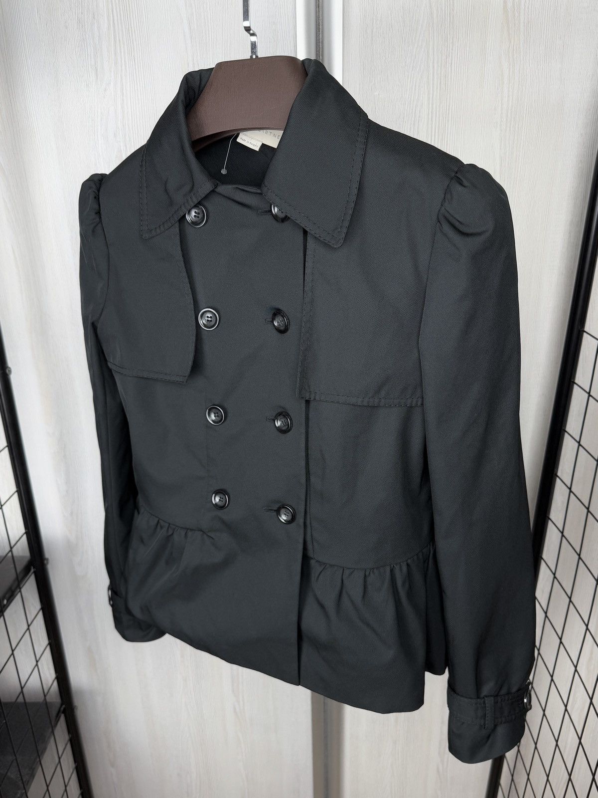Stella McCartney Stella McCartney Iconic Black Double-Breasted Short Coat Size S / US 4 / IT 40 - 6 Thumbnail