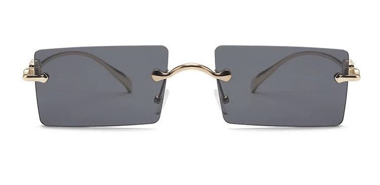 Other Dark Gold Frame Glasses y2k Size ONE SIZE - 2 Thumbnail
