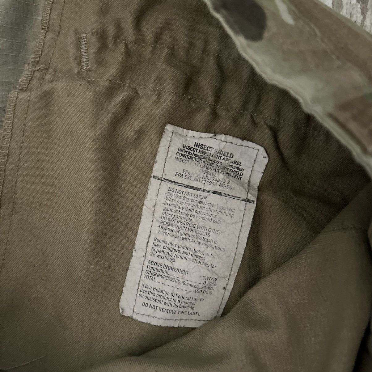 Vintage Vintage Army Combat Uniform Pants Trousers Camo Unisex 36W Size US 36 / EU 52 - 6 Thumbnail