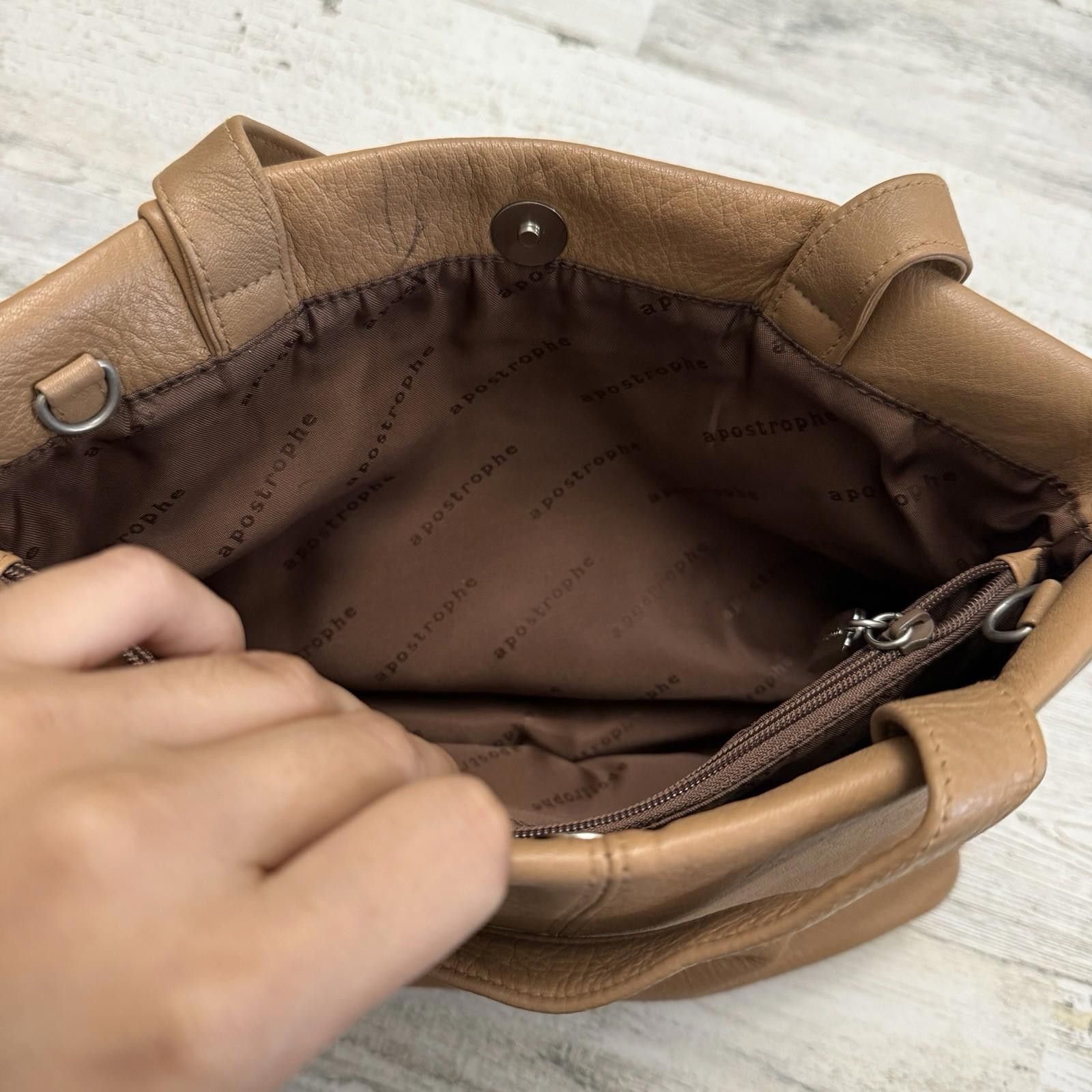 Designer Apostrophe Camel Clutch Bag Size ONE SIZE - 5 Thumbnail