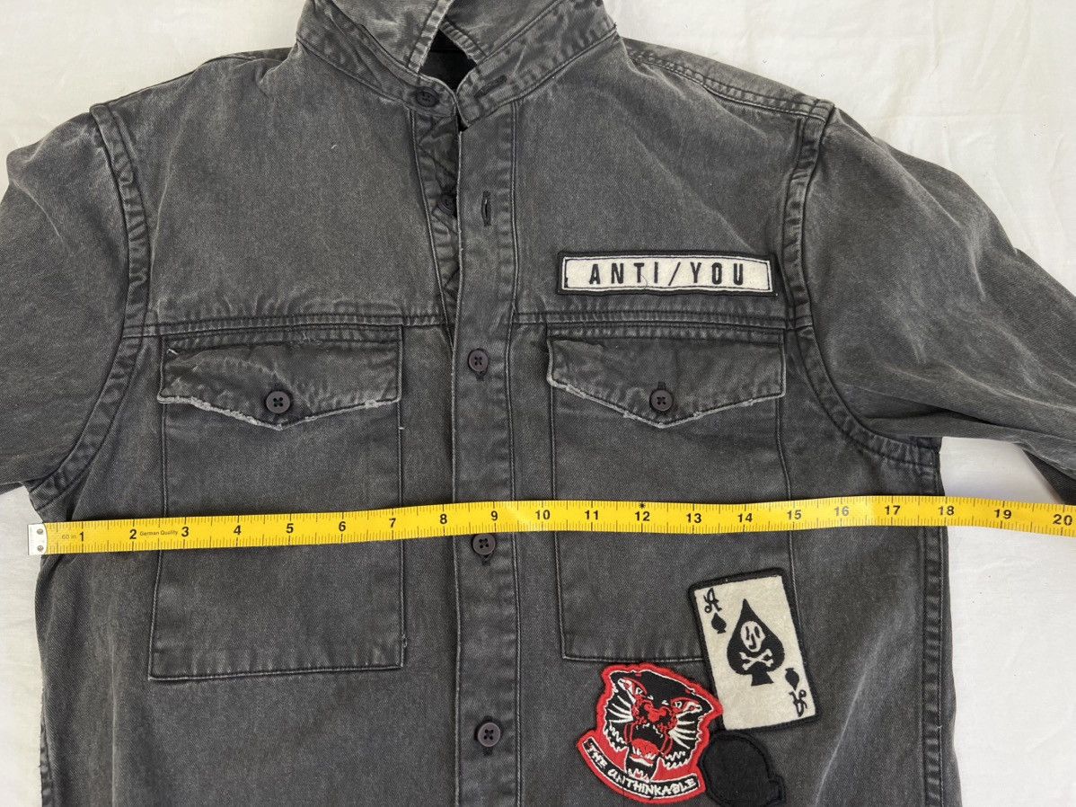 River Island River Island Washed Patched Denim Shirt (Streetwear) Size XS Size US XS / EU 42 / 0 - 6 Thumbnail