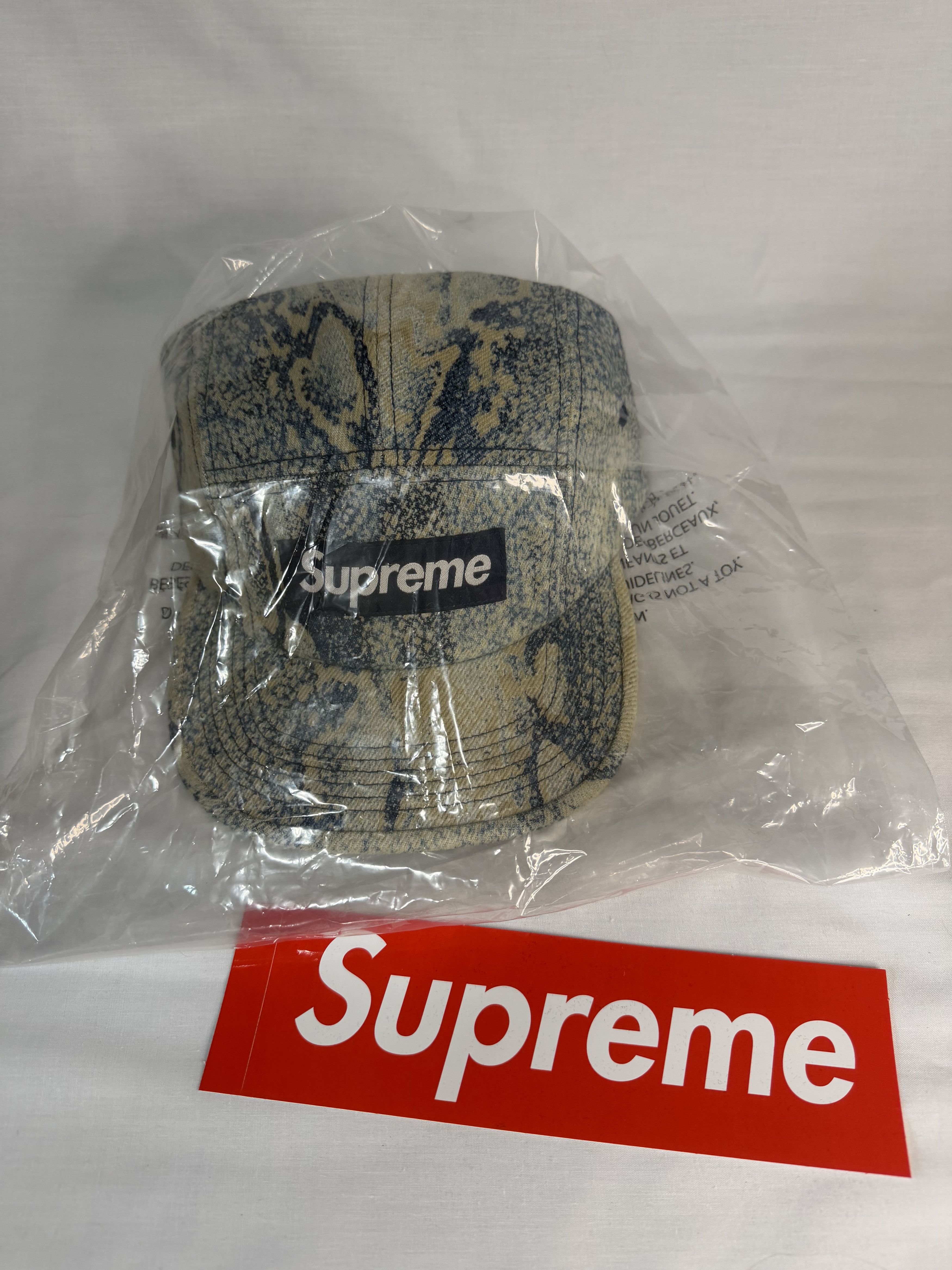 Supreme Denim Camp Cap Snake Color Way FW24 Size ONE SIZE - 10 Thumbnail