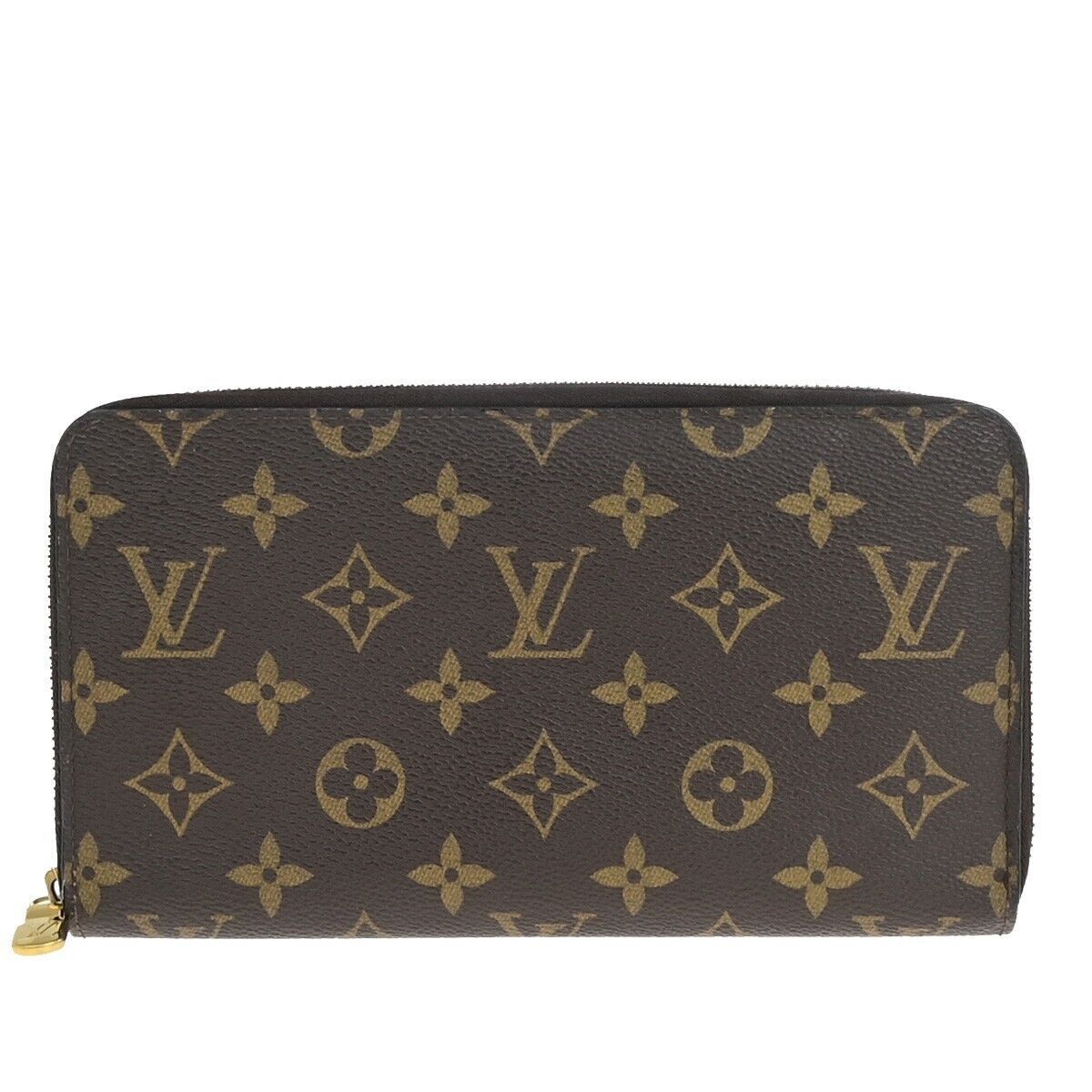 Louis Vuitton Zippy Organizer Brown Canvas Wallet (Pre-Owned) Size ONE SIZE - 1 Thumbnail