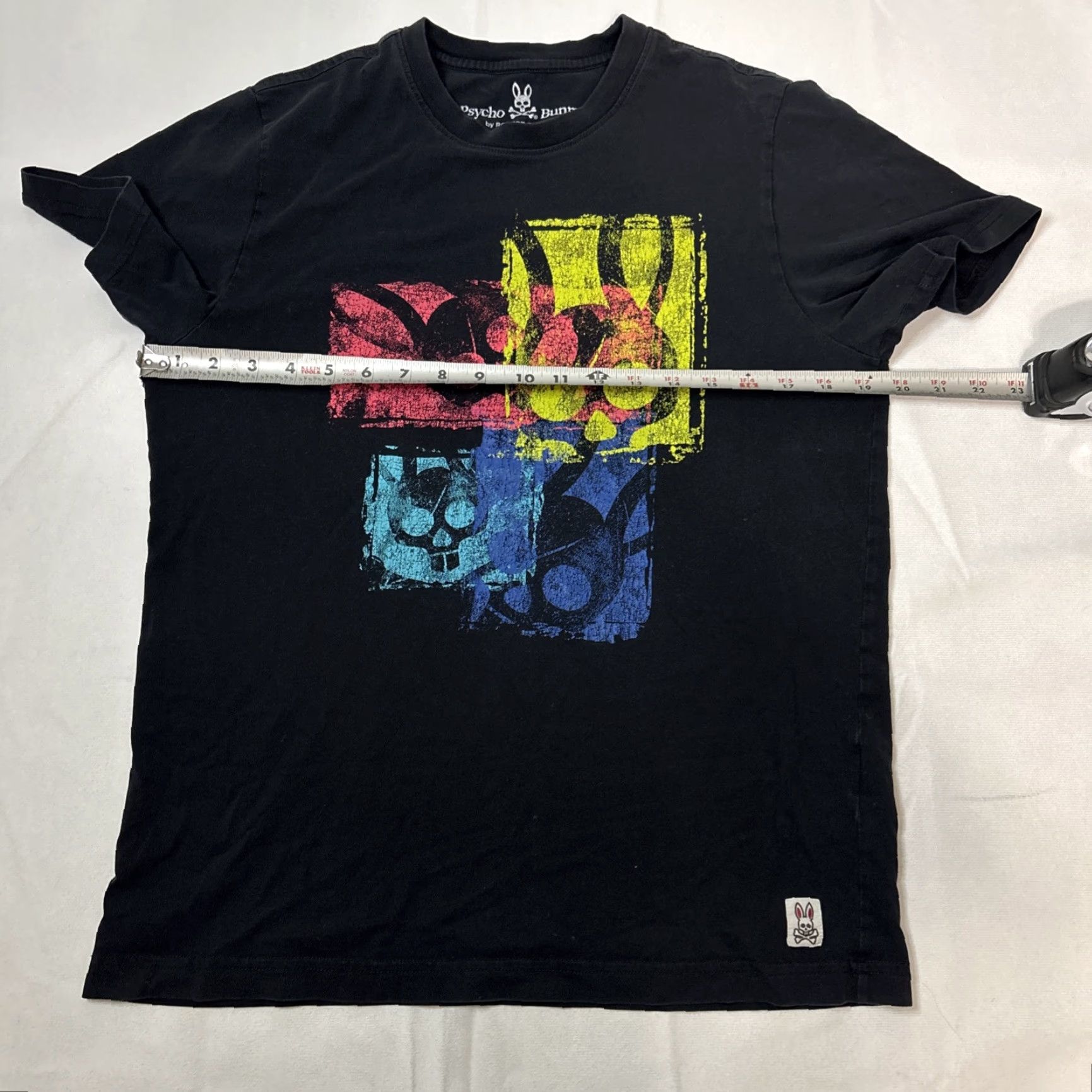 Psycho Bunny Psycho Bunny T Shirt Men’s 4 Large Black Pima Cotton Neon Graphic Stencil Logo Mens Size US S / EU 44-46 / 1 - 5 Thumbnail