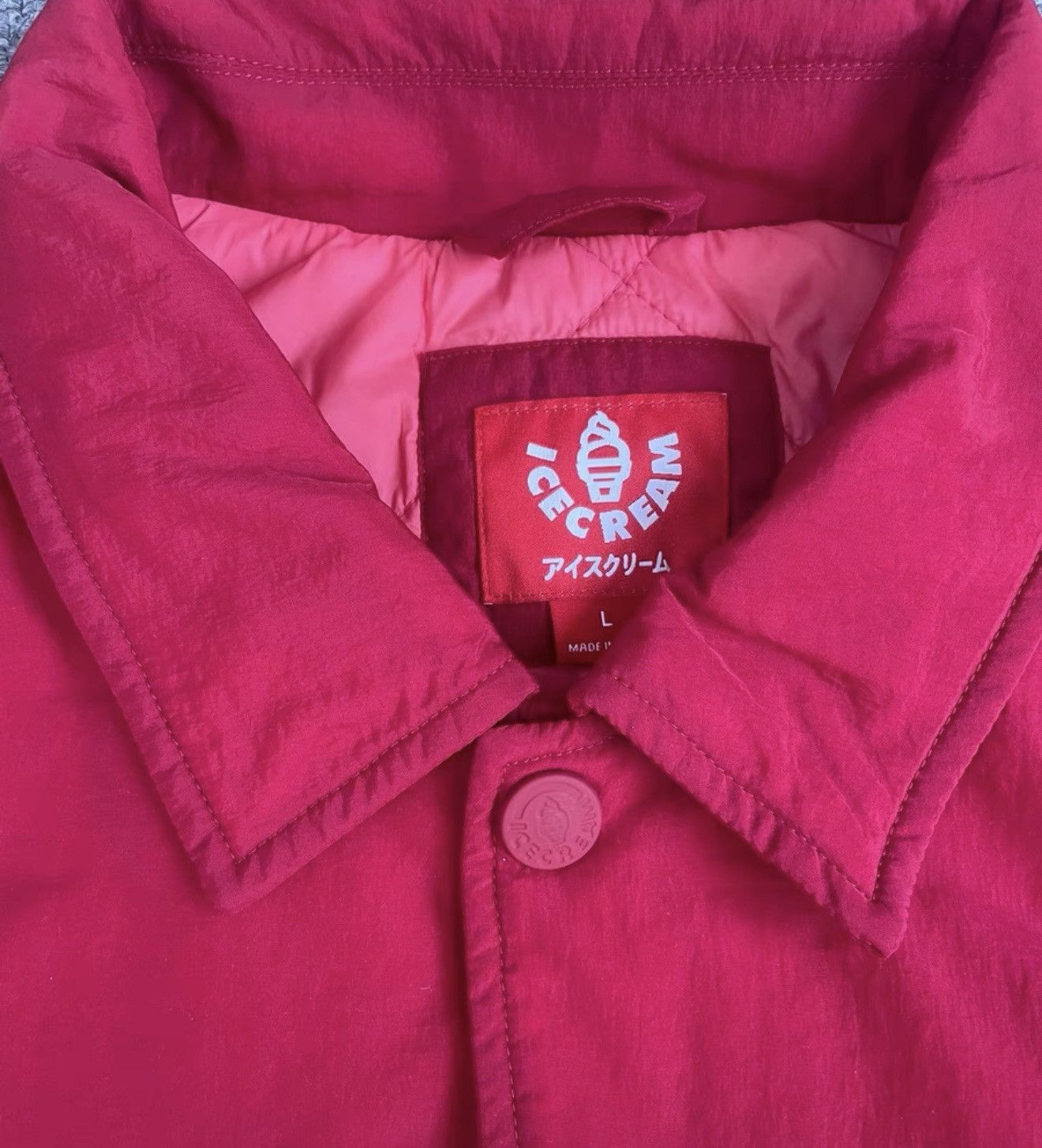 Billionaire Boys Club BBC ICECREAM Embroidered Baseball Jacket coat bober Size US L / EU 52-54 / 3 - 3 Thumbnail