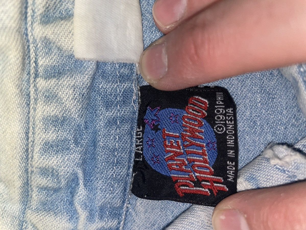Vintage 1991 Denim Button Down Planet Hollywood Size US L / EU 52-54 / 3 - 7 Thumbnail