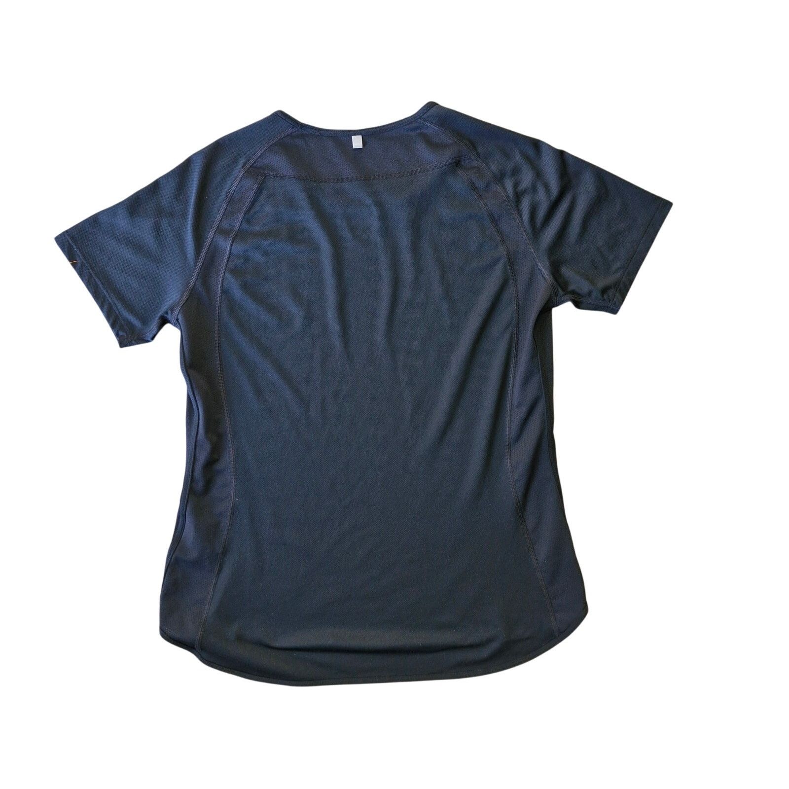 Nike Nike Dri-FIT Mesh T-Shirt Women’s Large Black Athletic Top Size L / US 10 / IT 46 - 4 Thumbnail