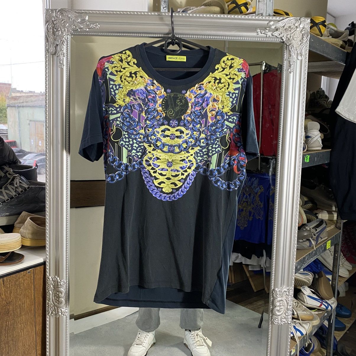 Versace Vintage Versace T-shirt Size US S / EU 44-46 / 1 - 1 Thumbnail