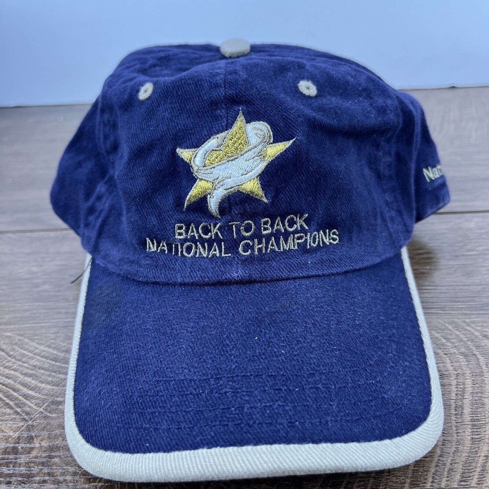 Other Stars Back to Back Champions Hat Blue Hat Adjustable Blue Ad Size ONE SIZE - 2 Thumbnail