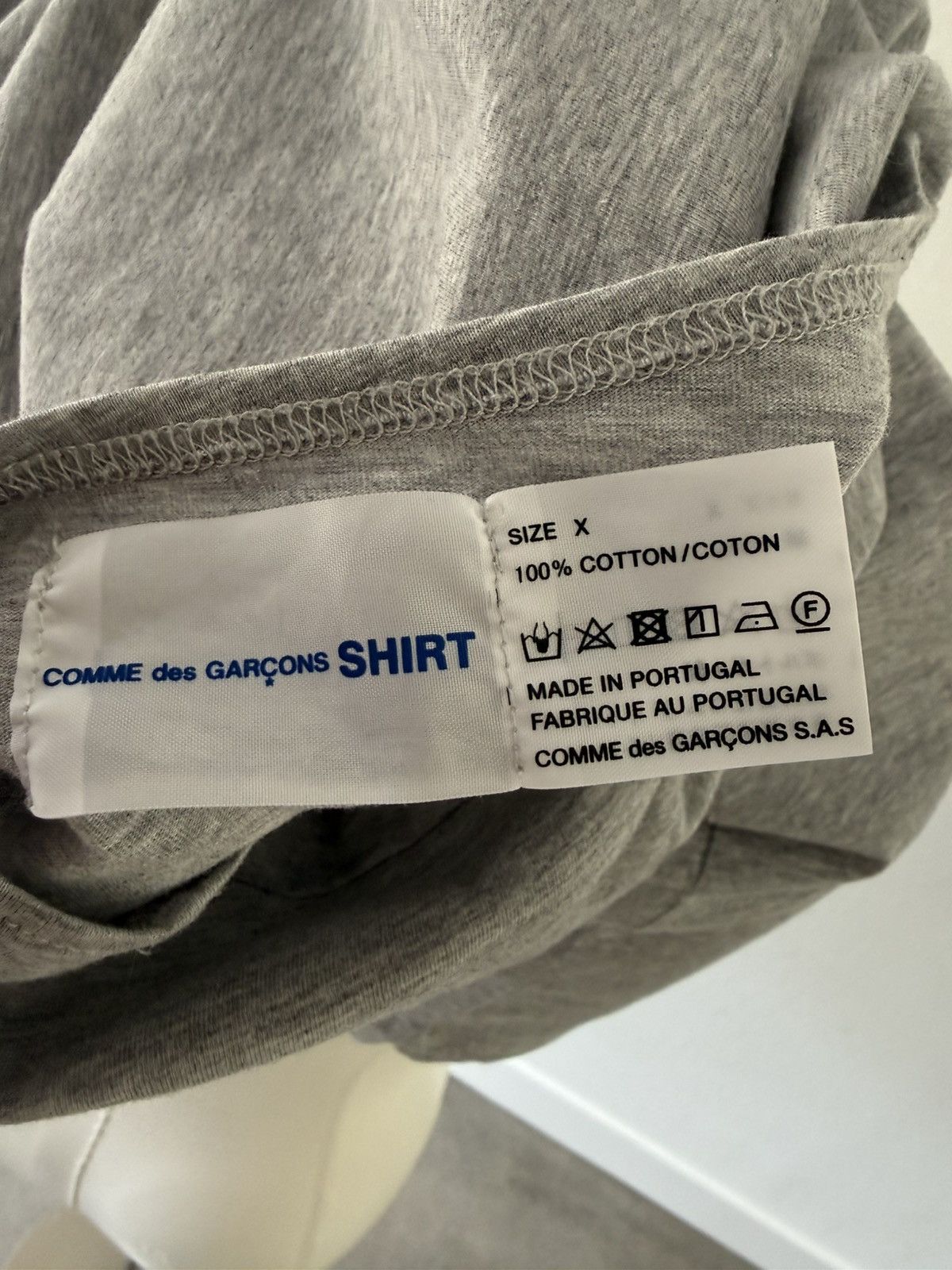 Comme des Garcons SHIRT Short Sleeve Fitted T-Shirt Size US XL / EU 56 / 4 - 4 Thumbnail
