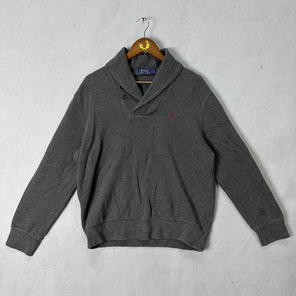 Polo Ralph Lauren Polo Ralph Lauren Shawl Collar Sweatshirt pullover Size US L / EU 52-54 / 3 - 1 Thumbnail