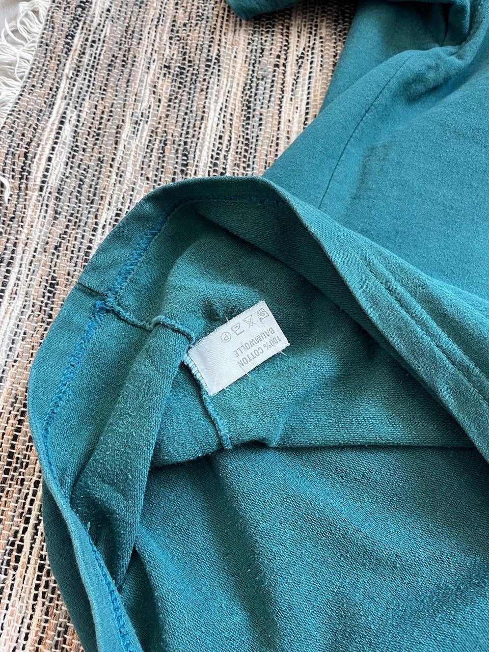 Tommy Hilfiger × Vintage Vintage Tommy Hilfiger style Tshirt faded green minimalistic Size US L / EU 52-54 / 3 - 12 Thumbnail