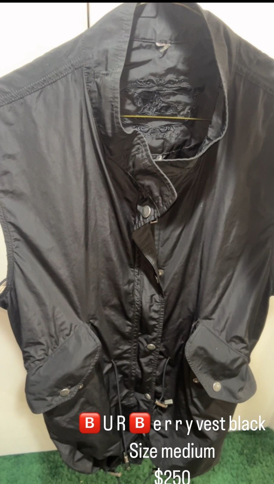 Burberry Burberry Black vest Black Size Medium Size US M / EU 48-50 / 2 - 2 Thumbnail