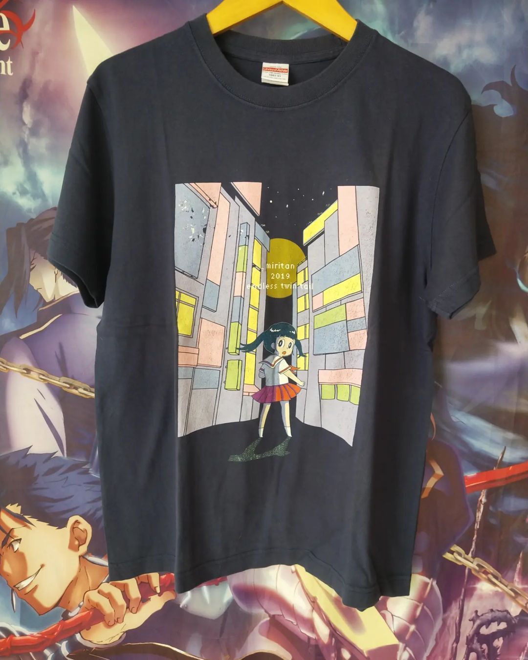 Anime × Band Tees × Japanese Brand Dempagumi.inc Miritan Endless Twintail Official Idol Tees Size US L / EU 52-54 / 3 - 1 Thumbnail