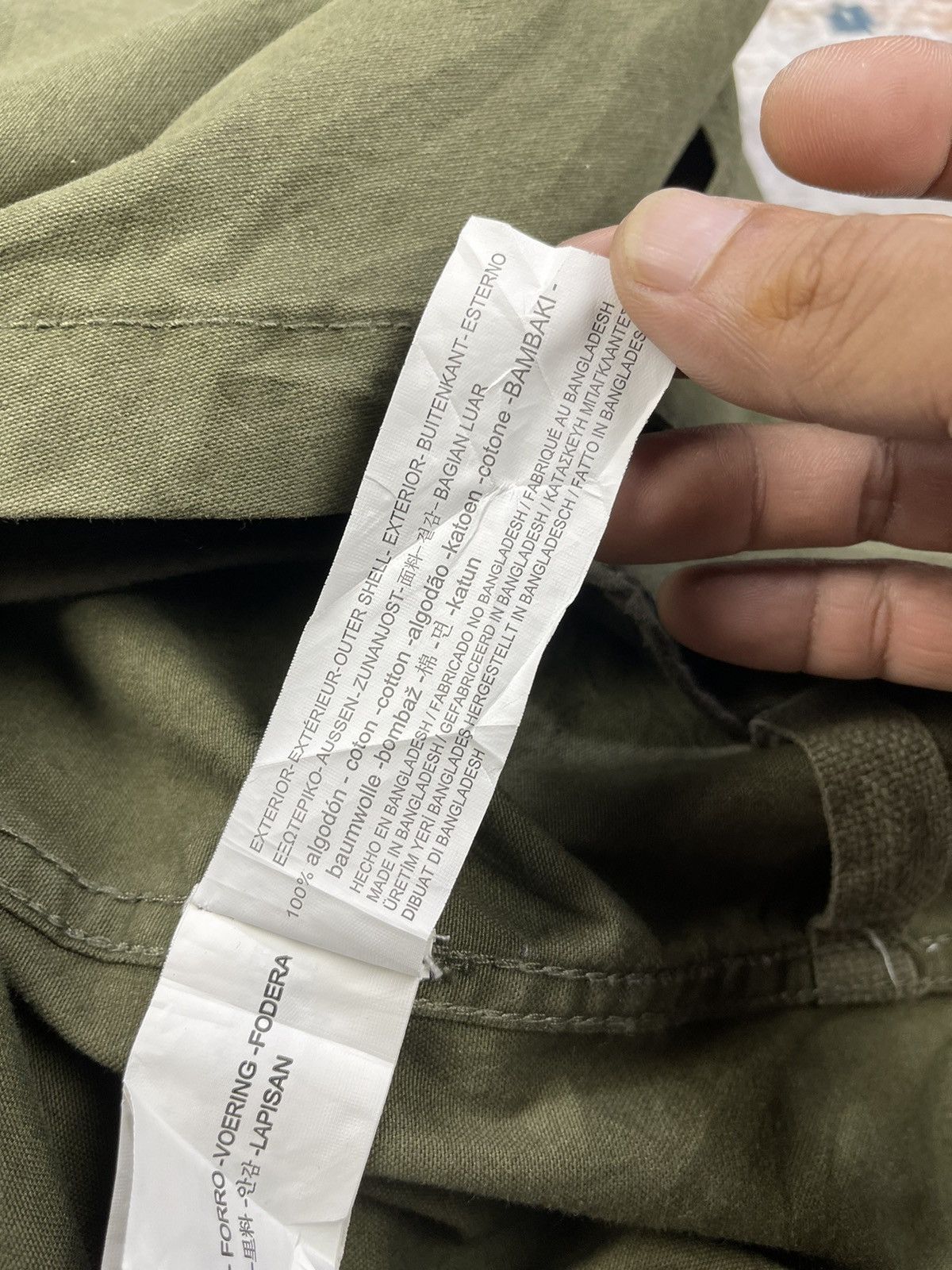 Pull & Bear Pull & Bear West Blue Big Logo Military Type Parka Size US L / EU 52-54 / 3 - 13 Thumbnail