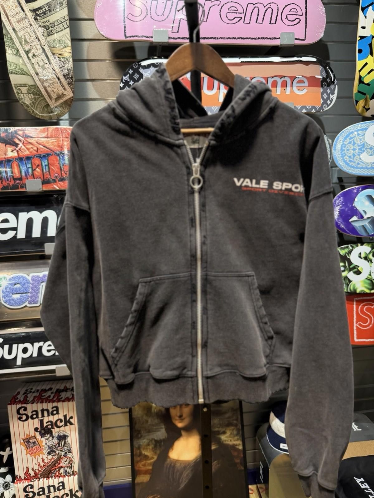 Vale S - Vale Zip Up Hoodie Authentic Valley Black Back Logo Size US S / EU 44-46 / 1 - 1 Thumbnail