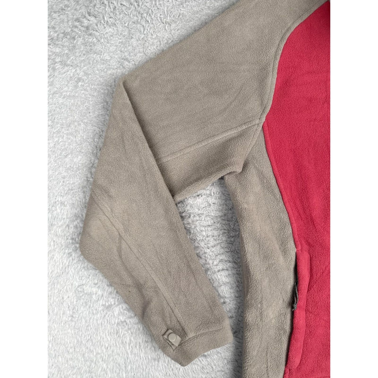 The North Face The North Face Jacket Women Medium Pink Tan Fleece Full Zip Outdoor Hiking Liner Size M / US 6-8 / IT 42-44 - 6 Thumbnail