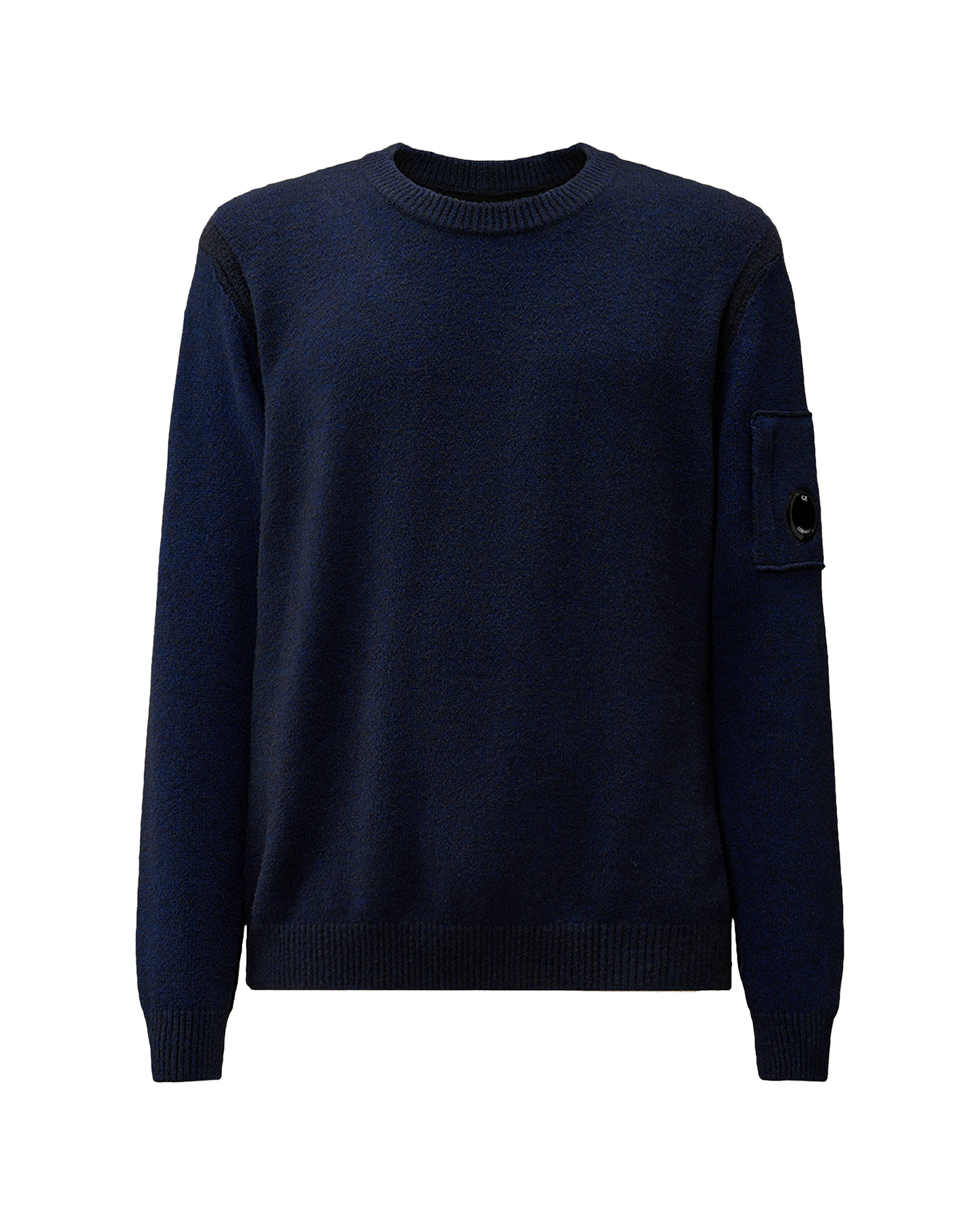 C.P. Company CP Company Fleece Knit Crewneck Lens - Estate Navy Blue Size US M / EU 48-50 / 2 - 2 Thumbnail