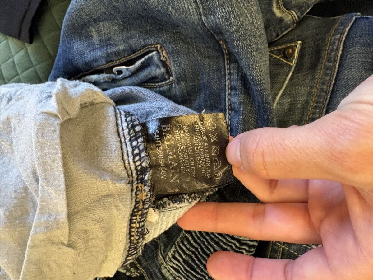 Balmain Balmain biker jeans Size US 33 - 7 Thumbnail