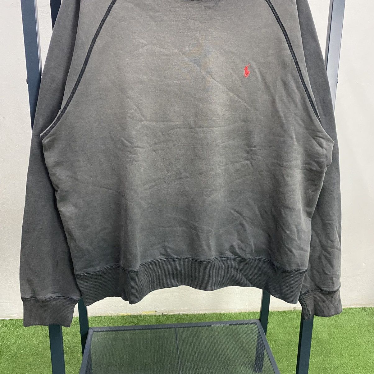 Polo Ralph Lauren × Vintage Thrashed Sun Faded Sweatshirt Size US XL / EU 56 / 4 - 4 Thumbnail