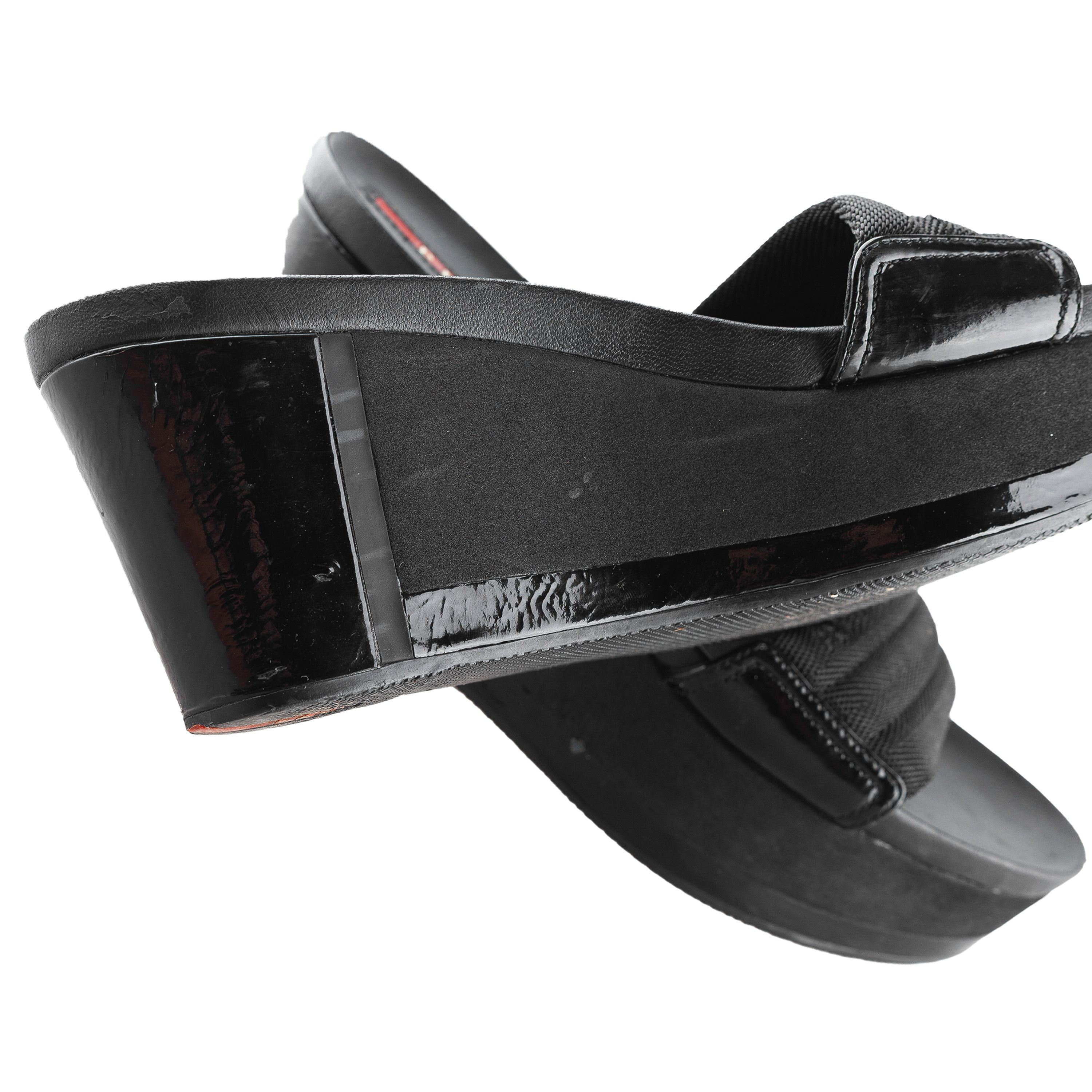 Prada Prada Sport Black Vintage Sandal Wedges (36,5 IT/37,5 EU) Size US 6.5 / IT 36.5 - 13 Thumbnail