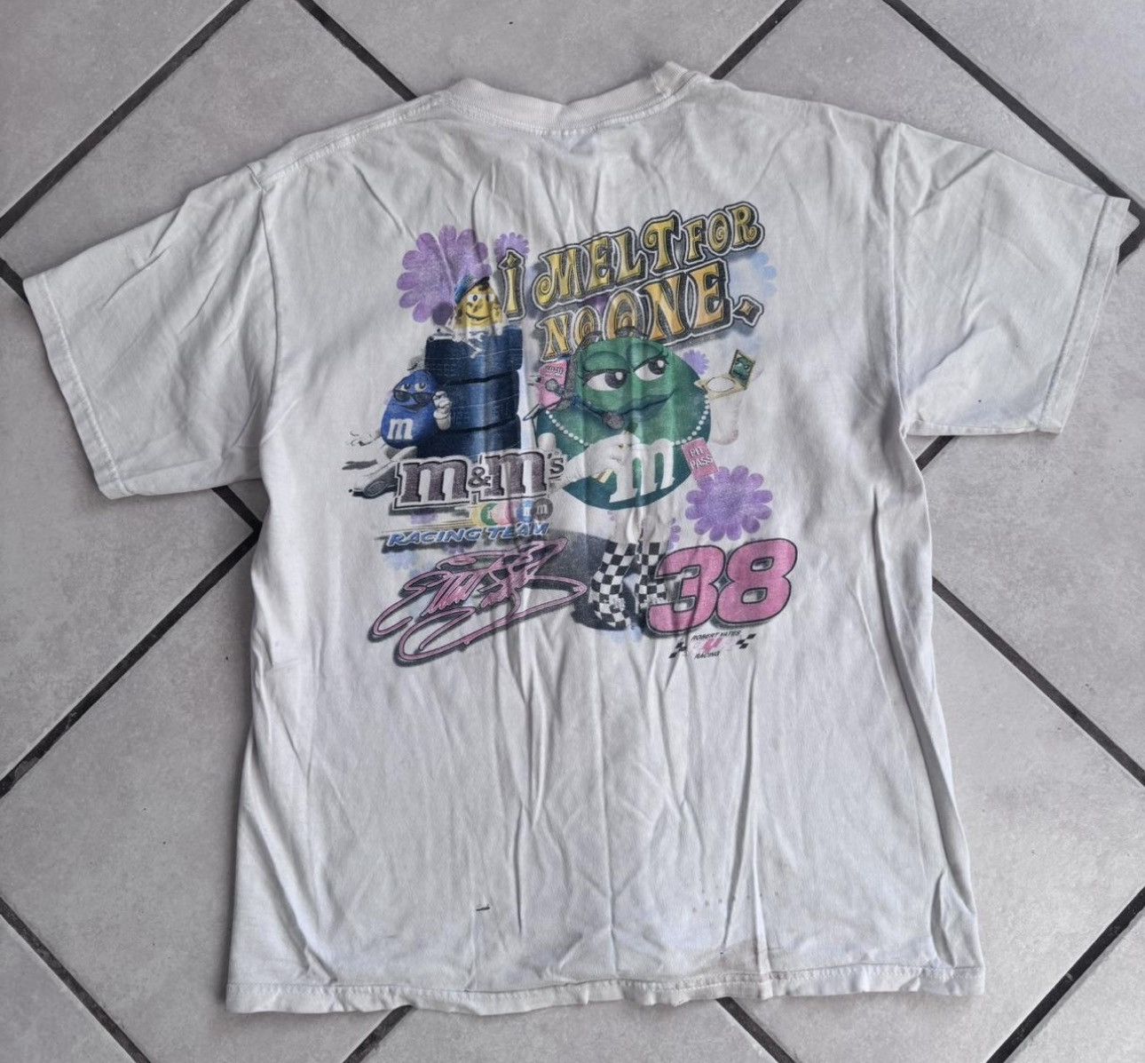 Chase Authentics Elliott Sadler M&M Vintage Racing T Shirt Size US M / EU 48-50 / 2 - 2 Thumbnail