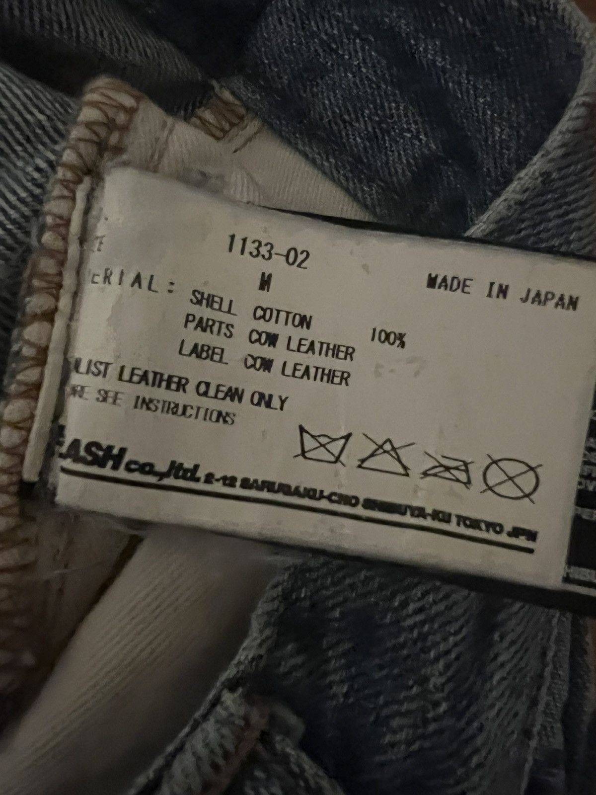 Isamu Katayama Backlash Backlash Leather Repair Flared Jeans isamu katayama backlash Size US 32 / EU 48 - 7 Thumbnail