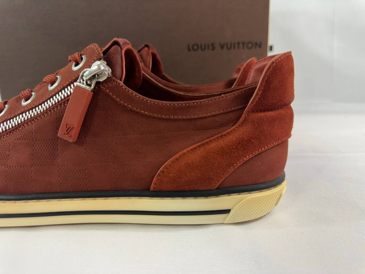 Louis Vuitton Louis Vuitton Challenge Zip Up Damier Casual Sneakers Size US 10 / EU 43 - 9 Thumbnail