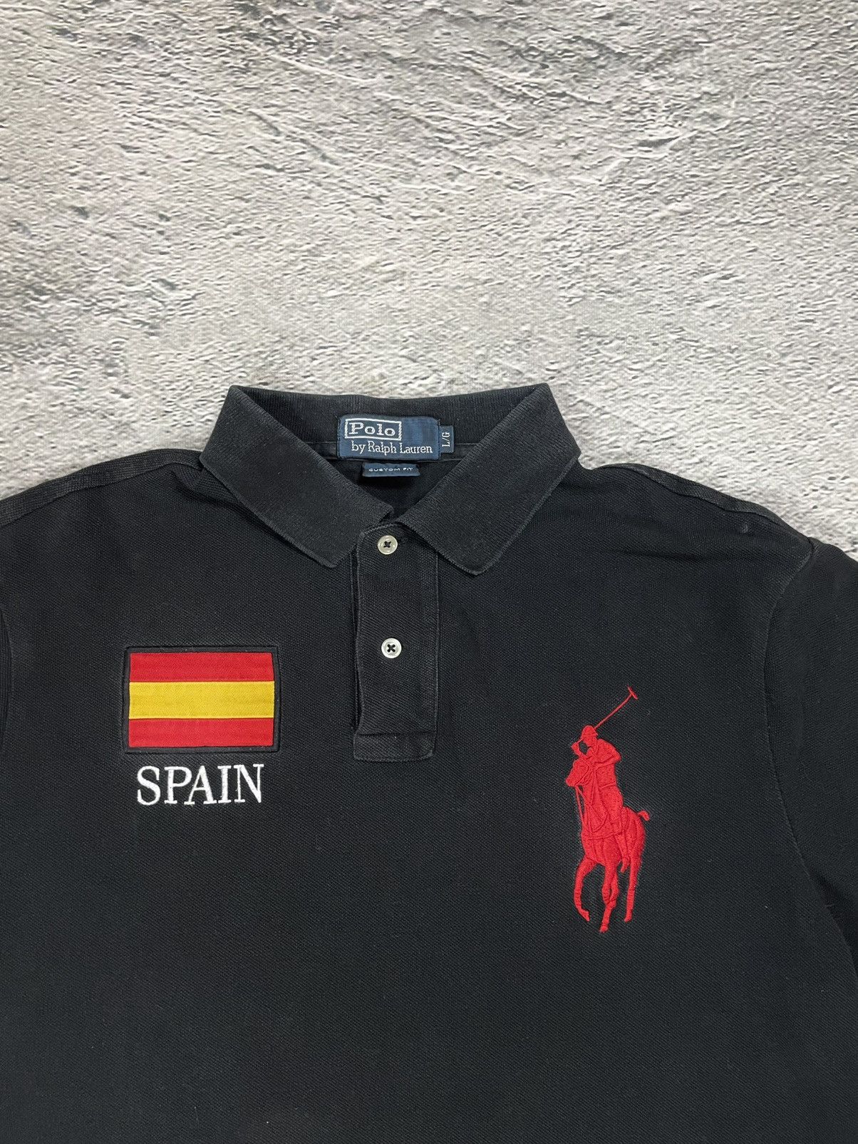 Ralph Lauren Chief Keef Polo Ralph Lauren Spain vintage black big pony Size US L / EU 52-54 / 3 - 2 Thumbnail