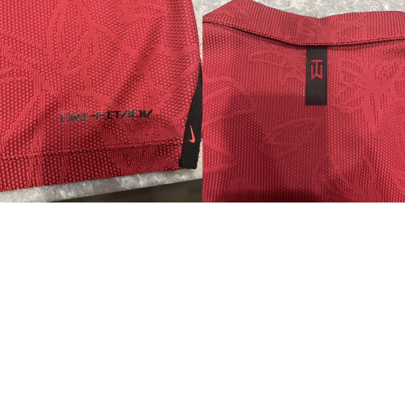 Nike Nike Tiger Woods Dri-Fit Polo Shirt S/S Men XL Red Floral Shirt Size US XL / EU 56 / 4 - 8 Thumbnail