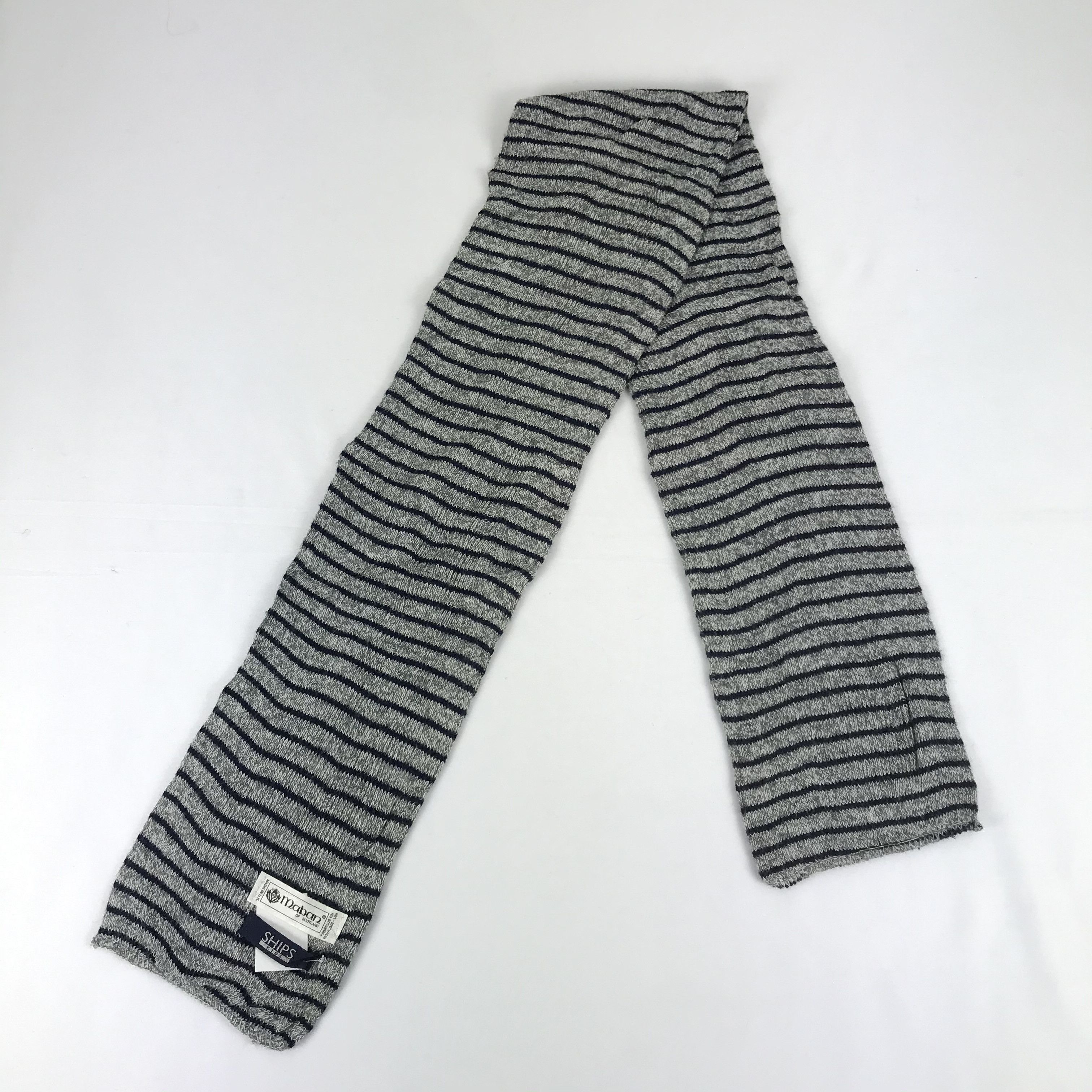 SHIPS Vintage Ships Scarf Muffler Wool Cashmere Scarves Size ONE SIZE - 2 Thumbnail