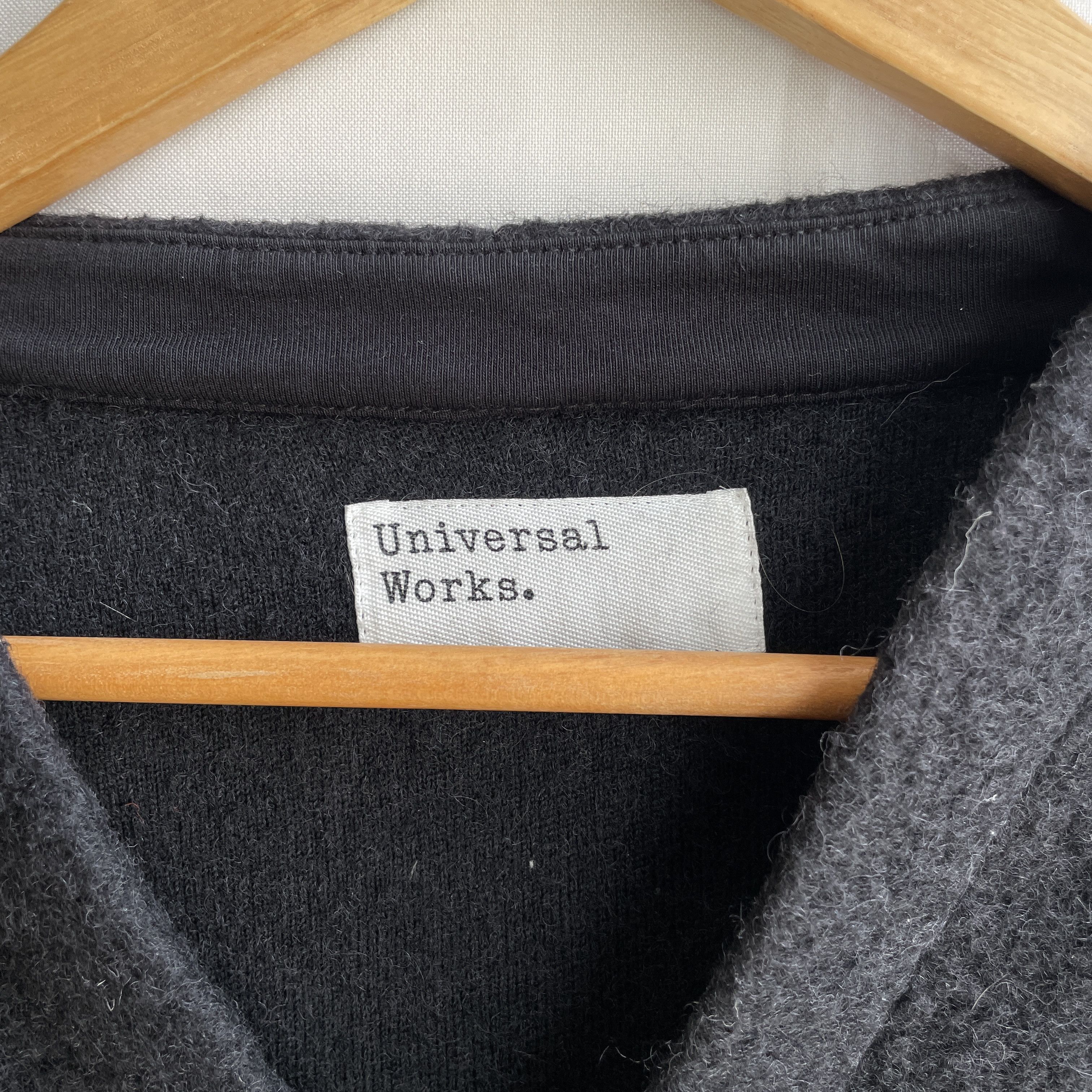 Universal Works Universal Works Dark Navy Fleece Wool Chore Cardigan Size US XXL / EU 58 / 5 - 5 Thumbnail
