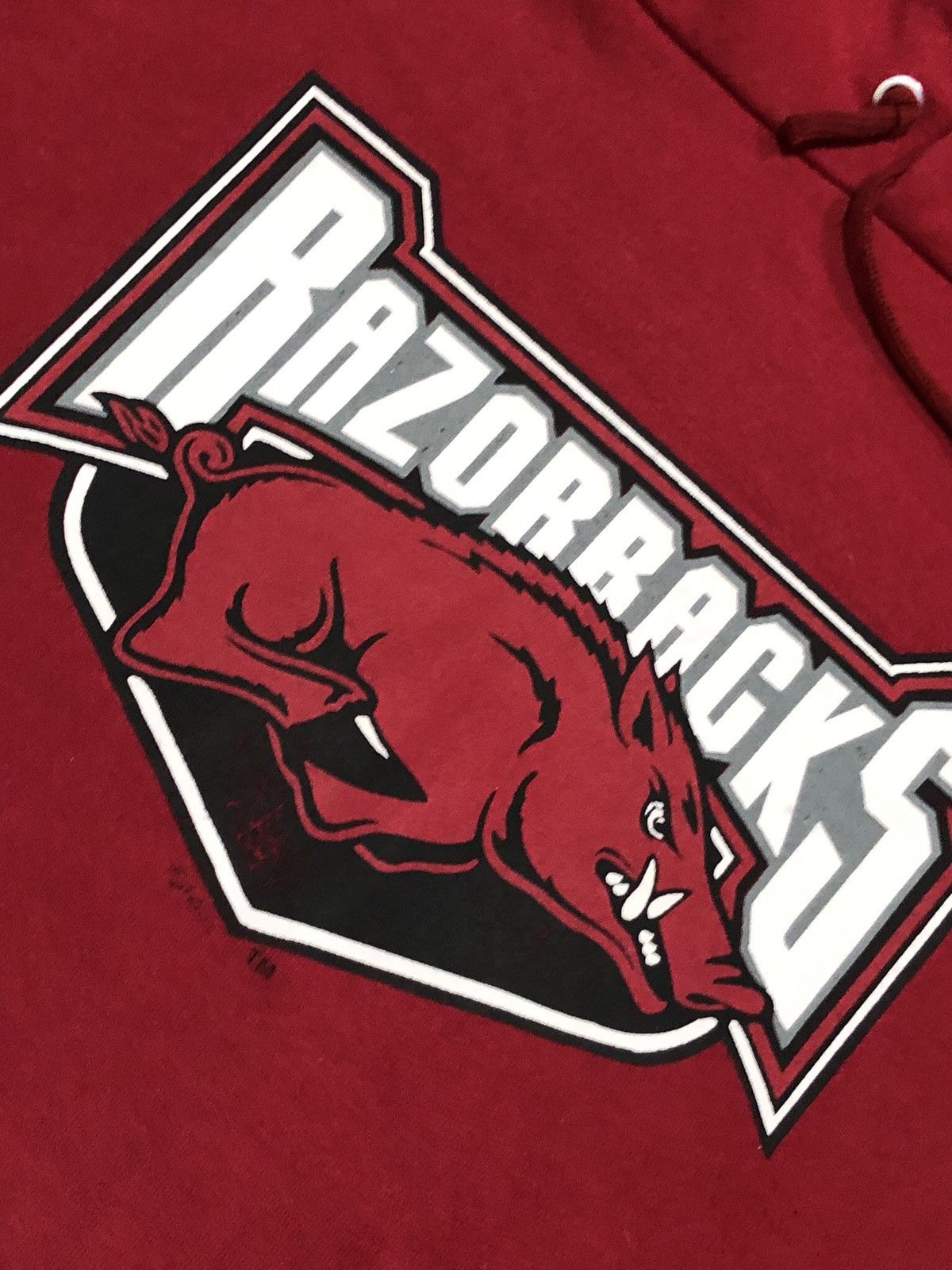 Jerzees × NCAA × Vintage Y2K Arkansas Razorbacks Hoodie Size US M / EU 48-50 / 2 - 2 Thumbnail