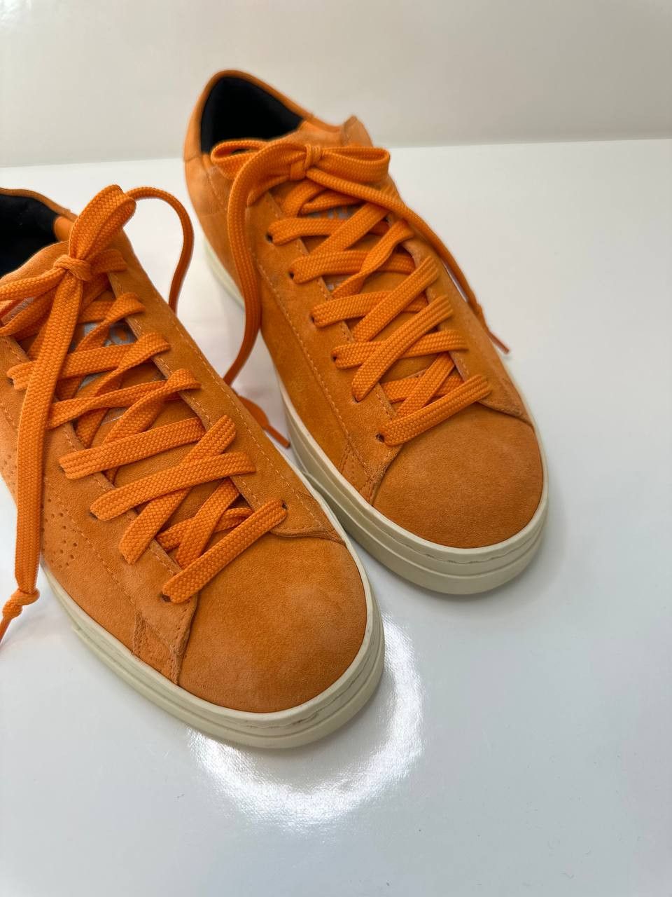 P448 P448 Jack Suede Orange Low Top Sneakers & Trainers US 6.5 Size US 6.5 / IT 36.5 - 4 Thumbnail