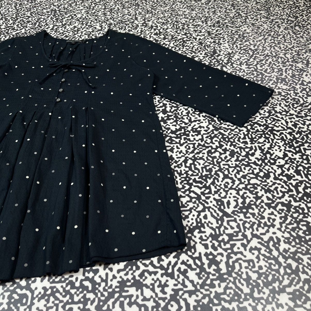 Gudrun Sjoden Vintage Y2K Gundrun Sjoden Polka Dot Retro Flared Mini Dress Size S / US 4 / IT 40 - 14 Thumbnail
