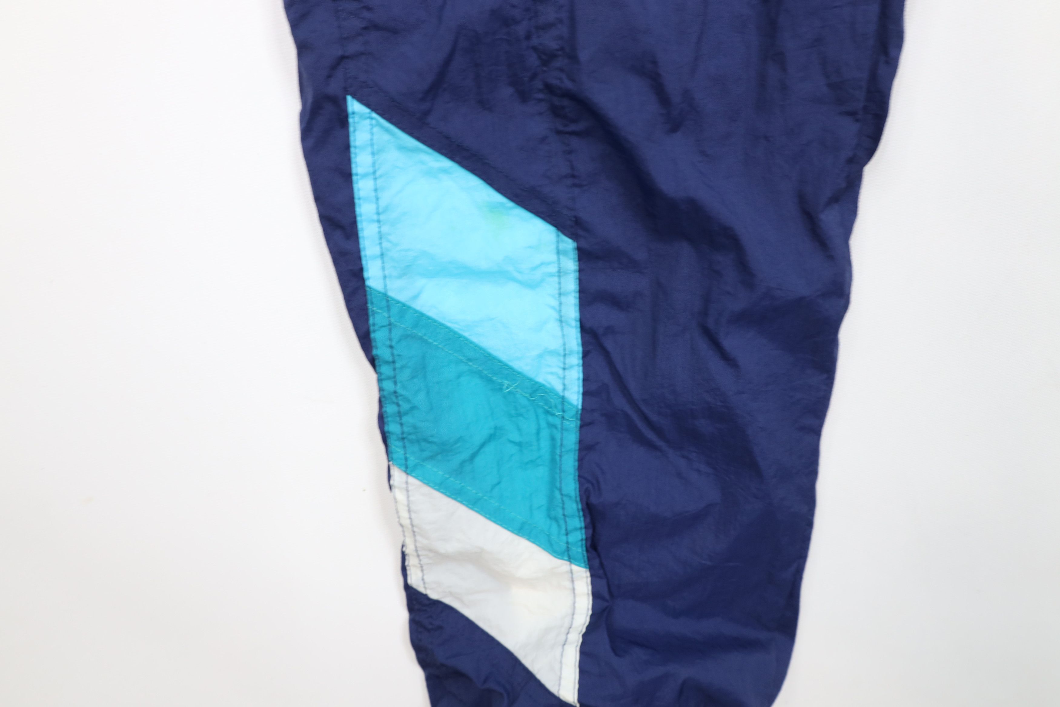 Vintage Vintage 90s Streetwear Block Lined Windbreaker Joggers Pants Size US 34 / EU 50 - 5 Thumbnail