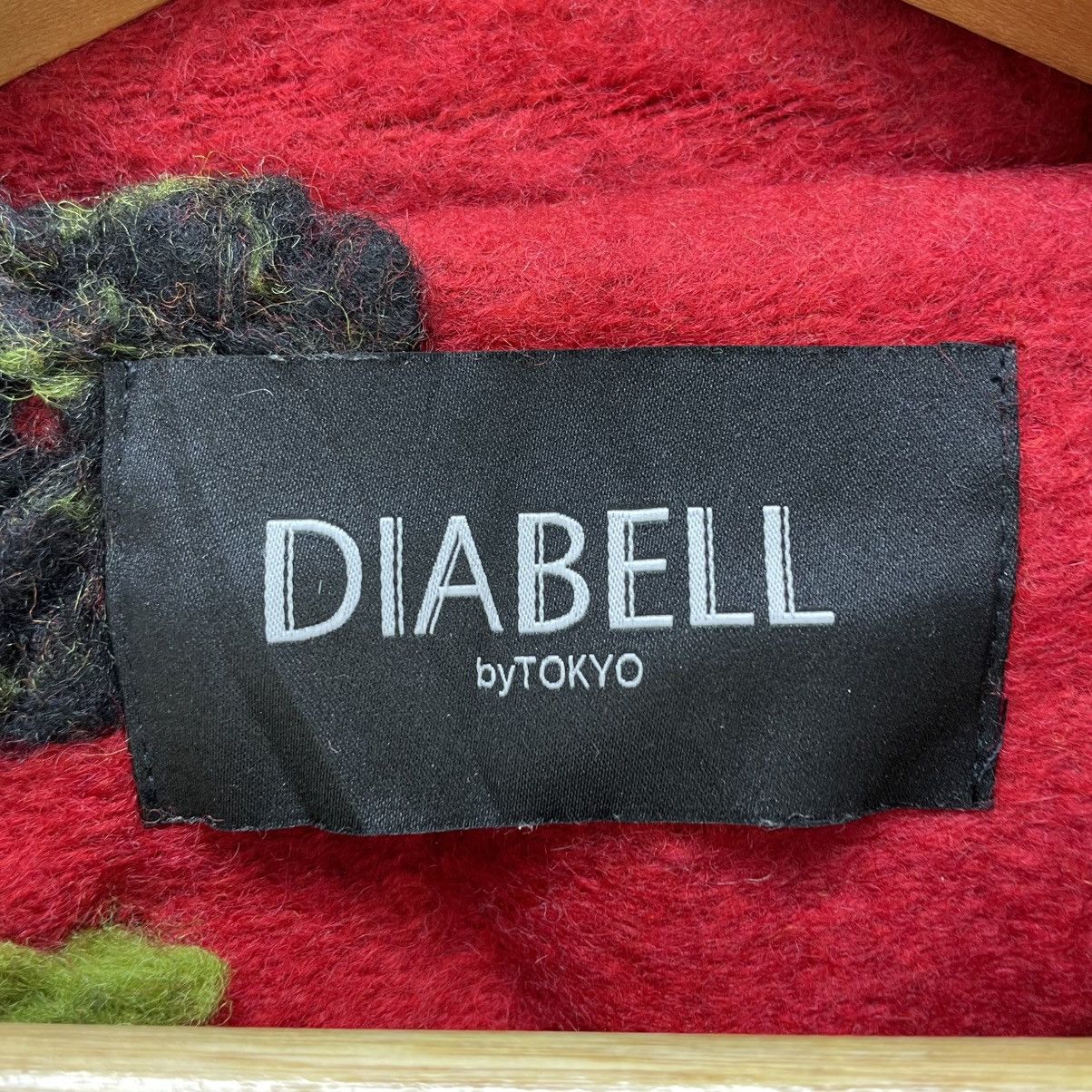 Ne-Net 💥Vintage Diabell Tokyo Bobble Pachtwork Wool Jacket Size M / US 6-8 / IT 42-44 - 7 Thumbnail