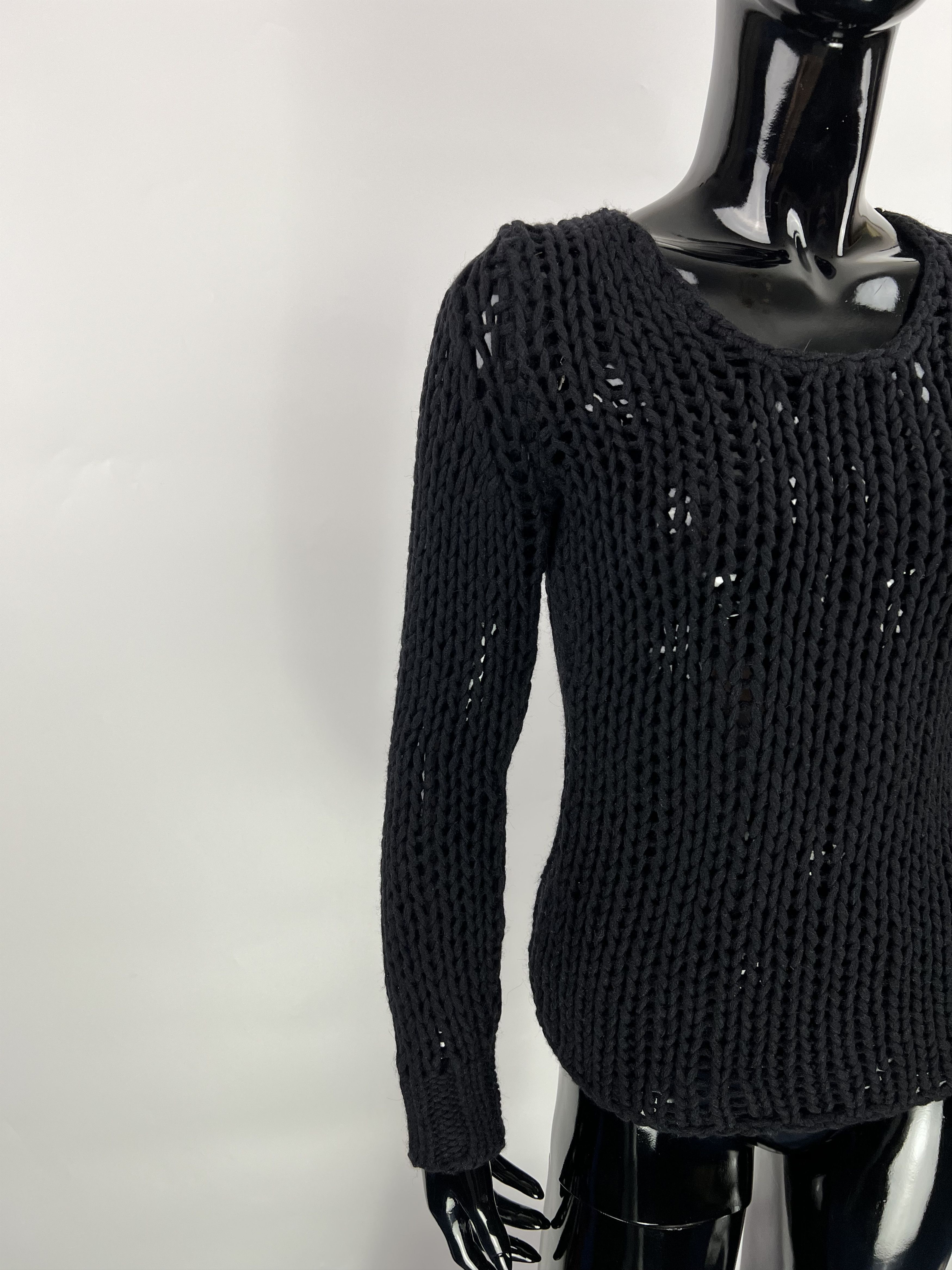 Pierre Balmain Pierre Balmain Mesh Knit Alpaca Wool Sweater Size S 40/26 Size S / US 4 / IT 40 - 3 Thumbnail