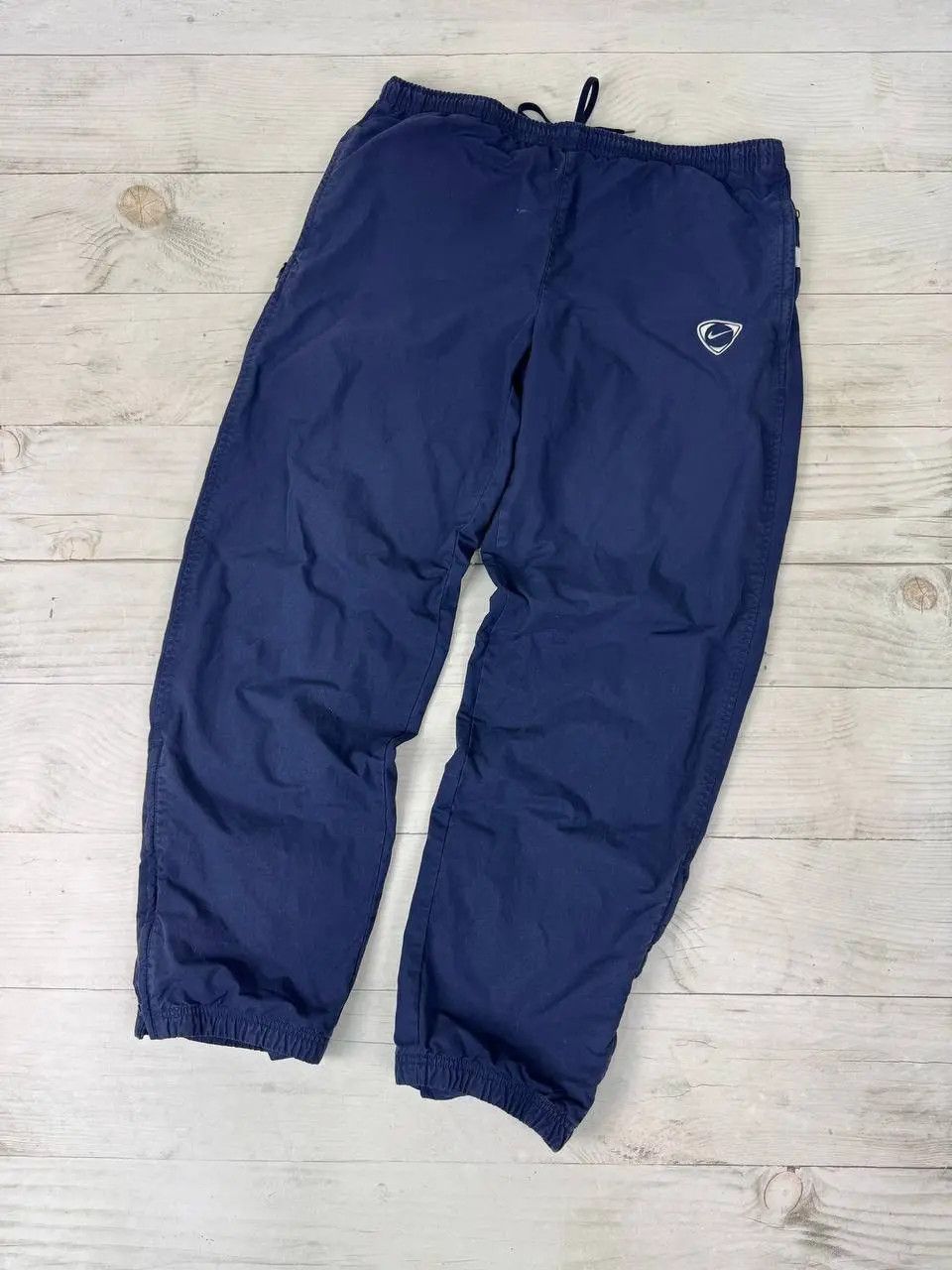 Nike Vintage Nike Track Pants Nylon 00s Swoosh Drill Y2K Size US 32 / EU 48 - 2 Thumbnail