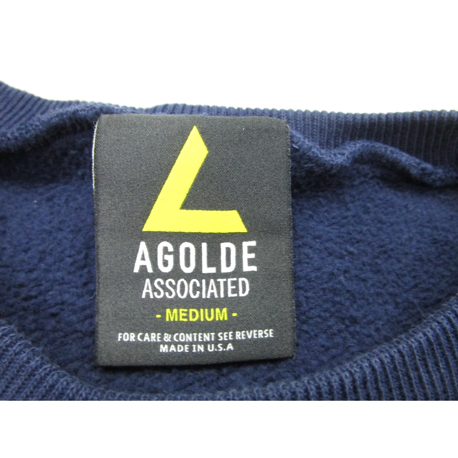 Agolde Agolde Sweater Womens Medium Blue Crewneck Sweatshirt Relaxed 90 Associated Size M / US 6-8 / IT 42-44 - 5 Thumbnail