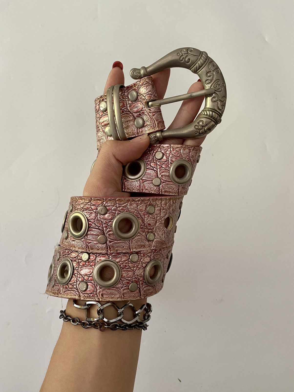 Beauty Beast × If Six Was Nine × Vintage vintage studded leather belt Size ONE SIZE - 1 Thumbnail