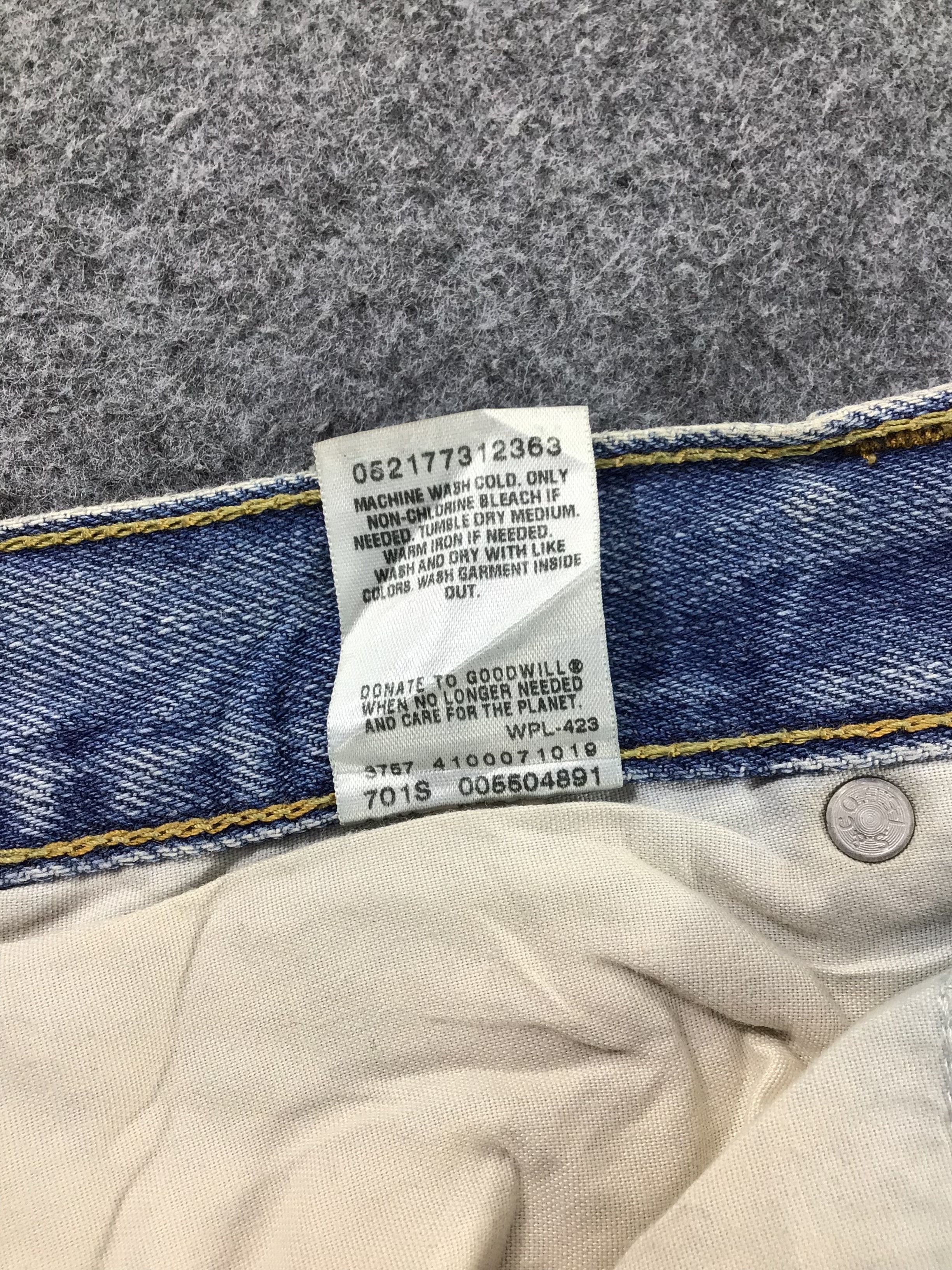 Levi's Vintage Levi's 550 Jeans Dirty Blue Wash Denim KJ239 Size US 34 / EU 50 - 10 Thumbnail