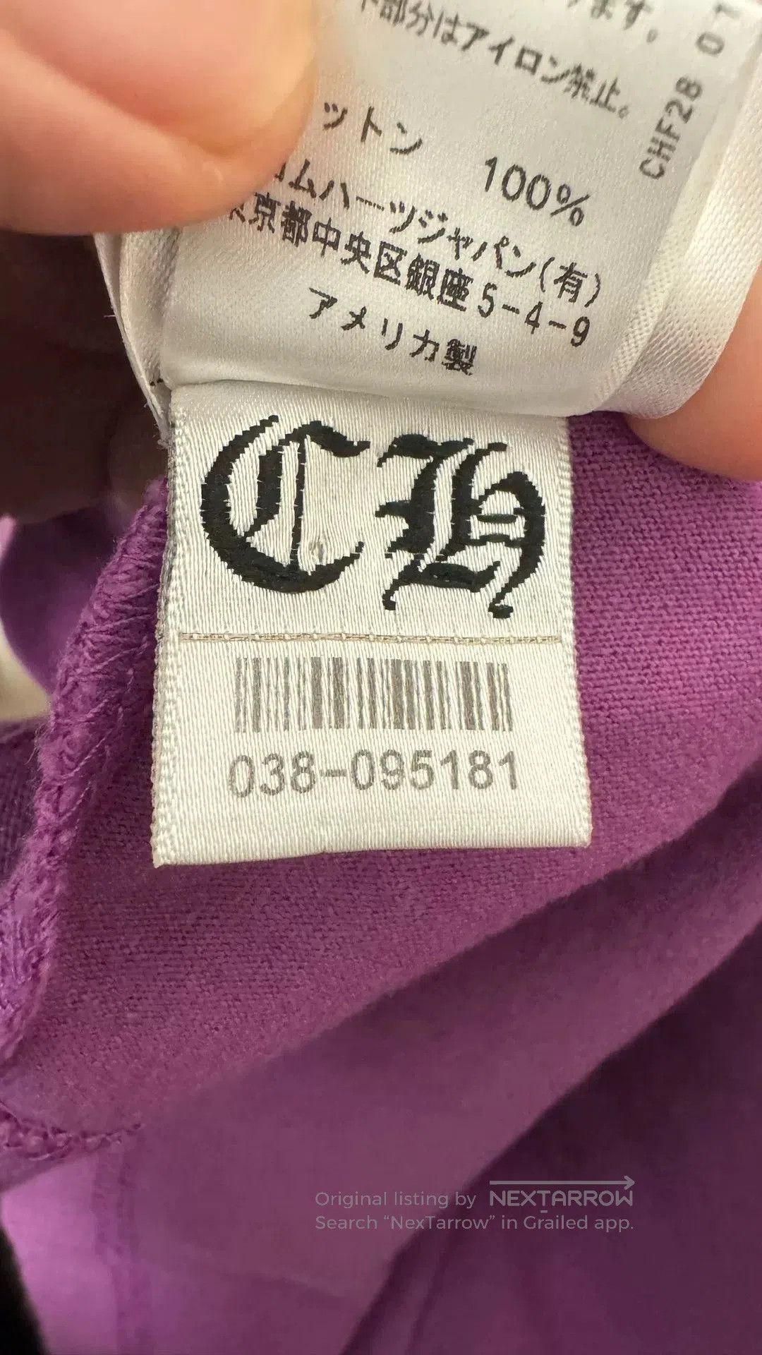 Chrome Hearts chromehearts long sleeve purple shirt size L. Size US L / EU 52-54 / 3 - 5 Thumbnail