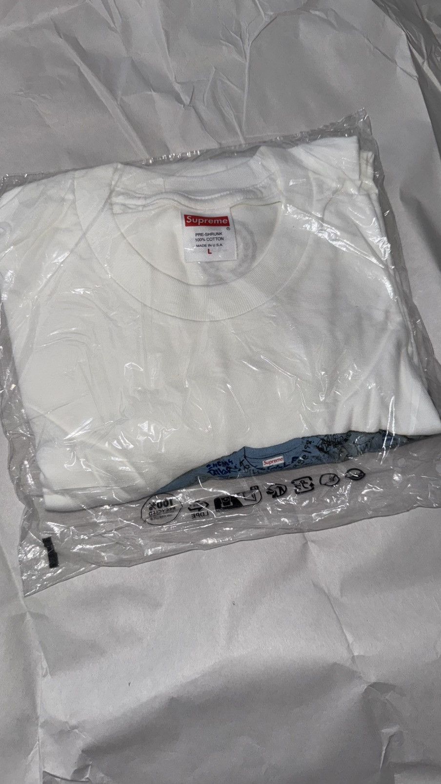 Supreme Supreme 30th Anniversary First Tee White Size US L / EU 52-54 / 3 - 2 Thumbnail