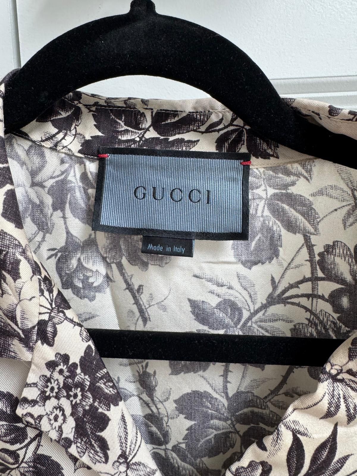 Gucci GUCCI DIY CUSTOM SILK SHIRT Size US XL / EU 56 / 4 - 5 Thumbnail