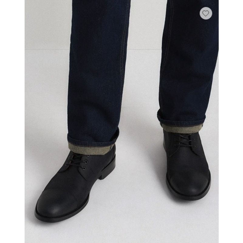 Quince Quince Crafted Leather Cap Toe Lace Up Boot Black Size 9 Size US 9 / EU 42 - 3 Thumbnail