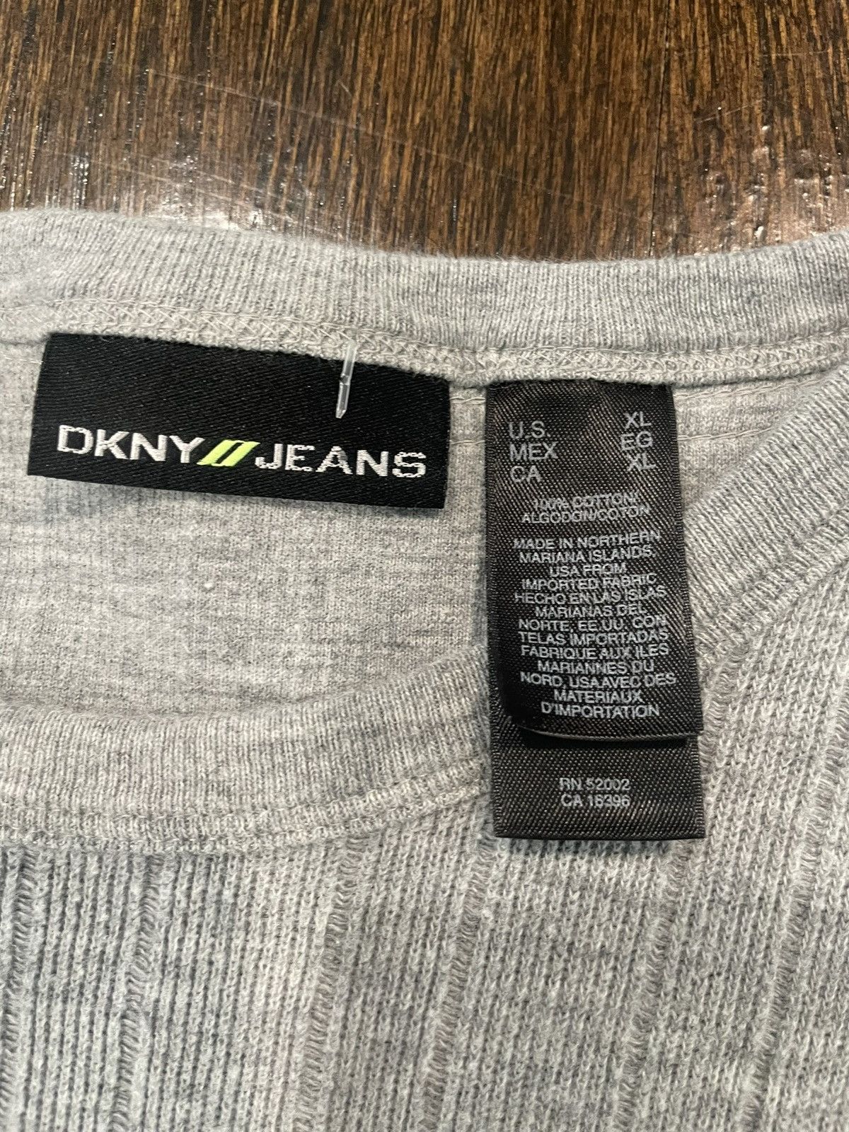 DKNY Grey DKNY long sleeve shirt Size US XL / EU 56 / 4 - 4 Thumbnail